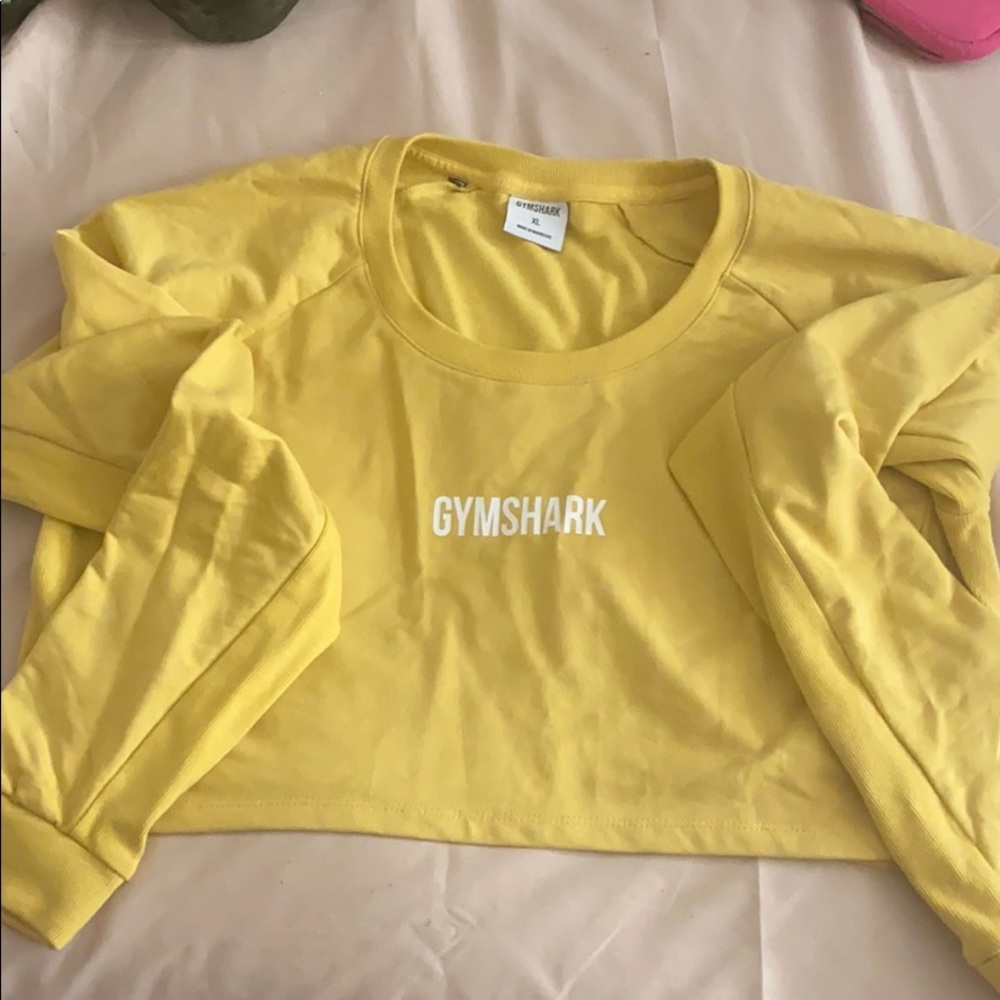 Gymshark Long Sleeve Crop Top Sweatshirt